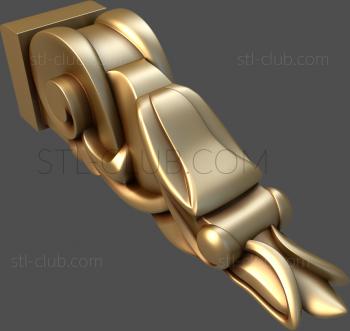 3D model Decorative bracket, 3d stl model (STL)