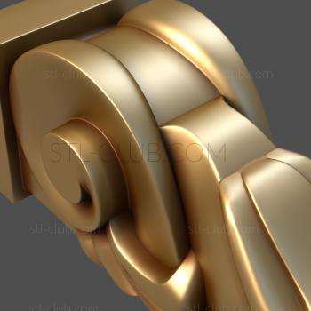 3D model Decorative bracket, 3d stl model (STL)