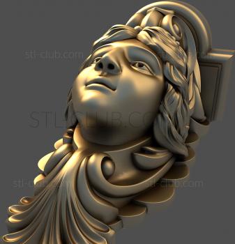 3D модель декоративный кронштейн, 3d stl модель (STL)