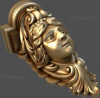 3D модель декоративный кронштейн, 3d stl модель (STL)