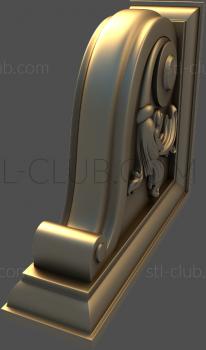 3D model Decorative bracket, 3d stl model (STL)