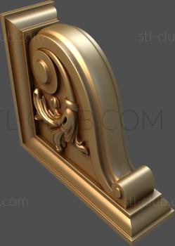 3D model Decorative bracket, 3d stl model (STL)