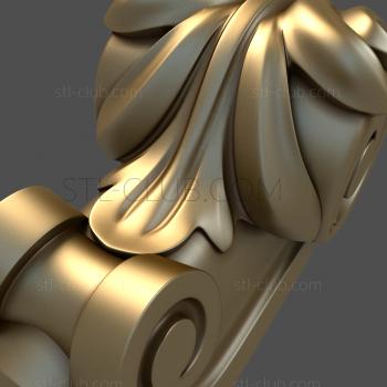 3D model Decorative bracket, 3d stl model (STL)