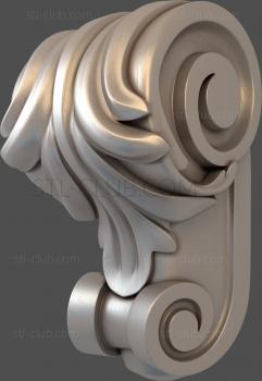 3D model Decorative bracket, 3d stl model (STL)