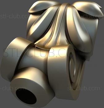 3D model Decorative bracket, 3d stl model (STL)