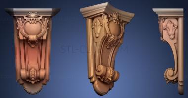 3D model Middle Poly Corbles Collection 3 (STL)