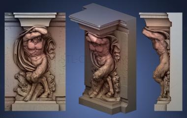 3D model Faunskonsole Dresdner Zwinger (STL)