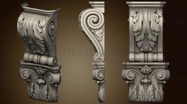 3D model Carved bracket (STL)