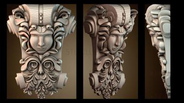 3D model Top of the column (STL)