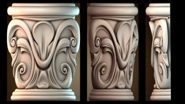 3D model Top of the column (STL)