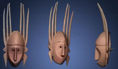 3D model African Mask Collection1 (STL)