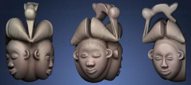 3D model African Mask Collection4 (STL)