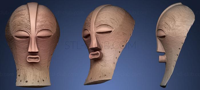 African mask Democratic Republic of Congo