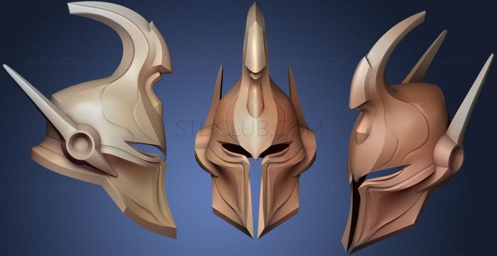 3D мадэль Шлем Leage Of Legends Pantheon для печати (STL)