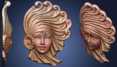 3D model Mask  Maschera Italiana Tipica Di Venezia (4) (STL)