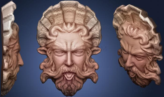 3D мадэль Мемориальная доска Нептуна (отремонтирована) (STL)