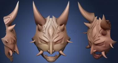 3D model Xiao mask from Genshin Impact (STL)