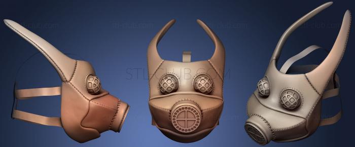 3D модель Жук Доктор Чумная Маска (STL)