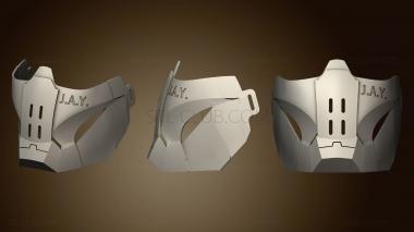 3D model Airsoft mask 1 (STL)