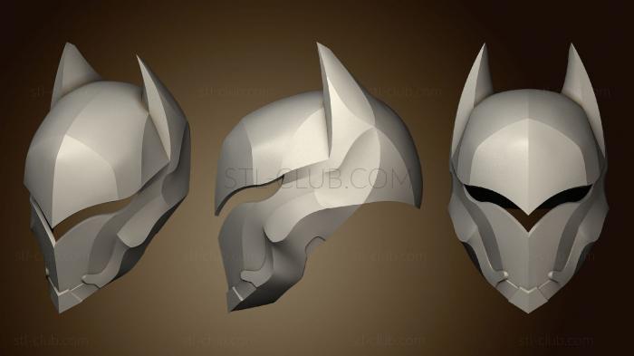 3D модель Полный шлем Бэтмена (STL)