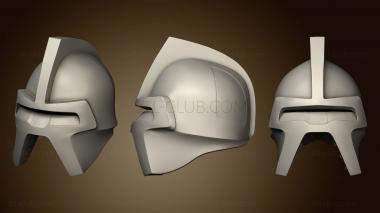 3D модель Цилиндрический шлем неразрезанный (STL)
