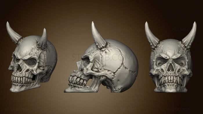 3D model Demon Skull (STL)