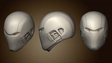3D модель Несправедливость 2 Шлем с Красным Капюшоном, Пригодный для носки (STL)