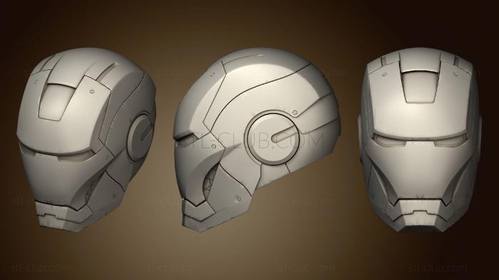 3D мадэль Шлем Железного Человека mark III (STL)