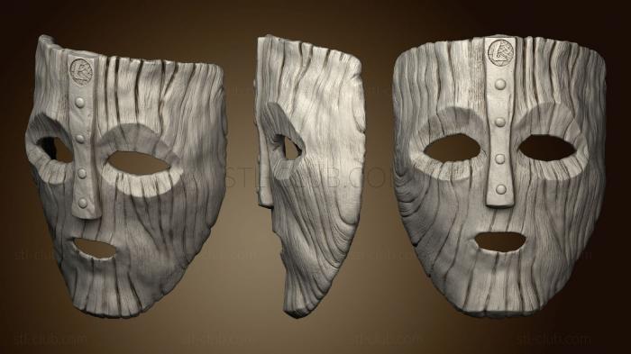 3D model Loki mask from the movie The Mask (STL)