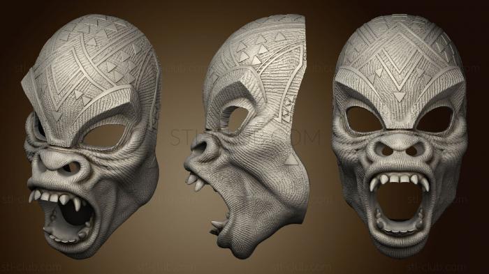 3D model M Baku Warrior falls mask (STL)