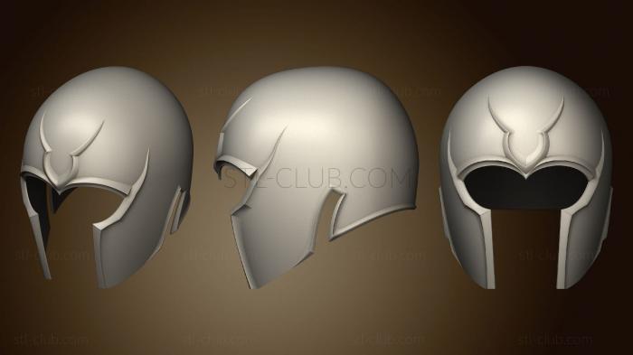 3D модель Шлем magneto days of the future past пригодный для ношения в натуральную величину (STL)