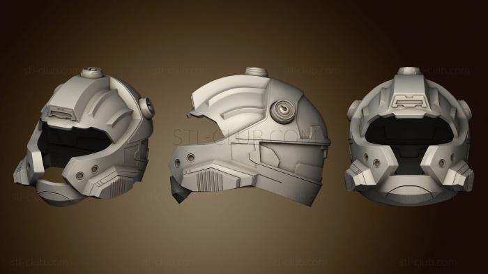 3D модель Основная часть шлема (STL)