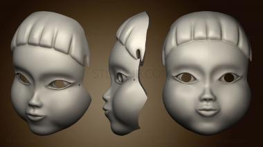 3D model Mascara munec asquid game (STL)