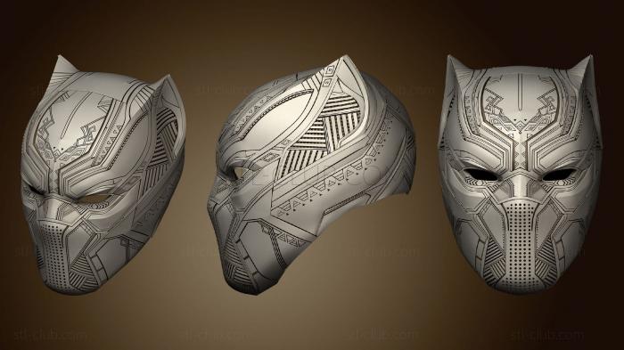 3D model Nikko Black panther civil war Helmet (STL)