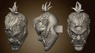 3D model Oni Head Samurai (STL)