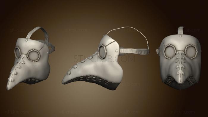 3D модель Маска Чумного Доктора (STL)