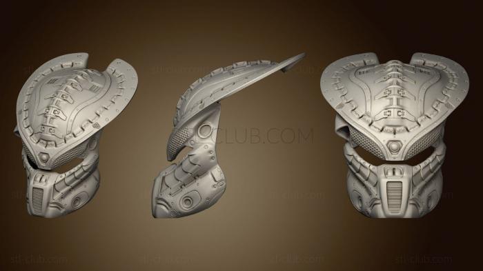 3D модель Шлем Predator Elite Без Огранки (STL)