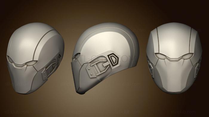 3D model Red Hood Injustice 2 Helmet Cowl (STL)
