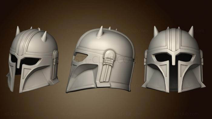 3D model The Mandalorian Blacksmiths Helmet (STL)