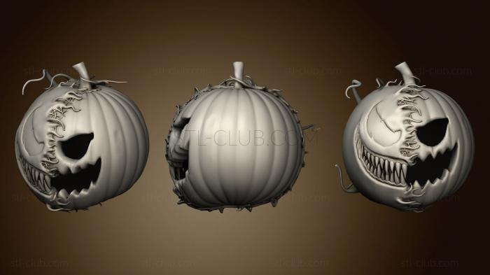 3D model Venom pumpkin Scene (STL)