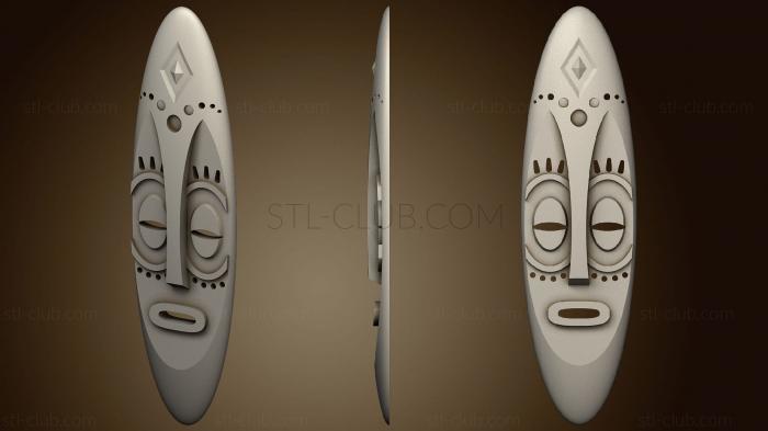 3D model African Mask (STL)