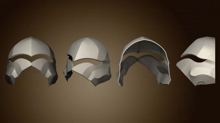 3D model Batman Helmet Parts (STL)
