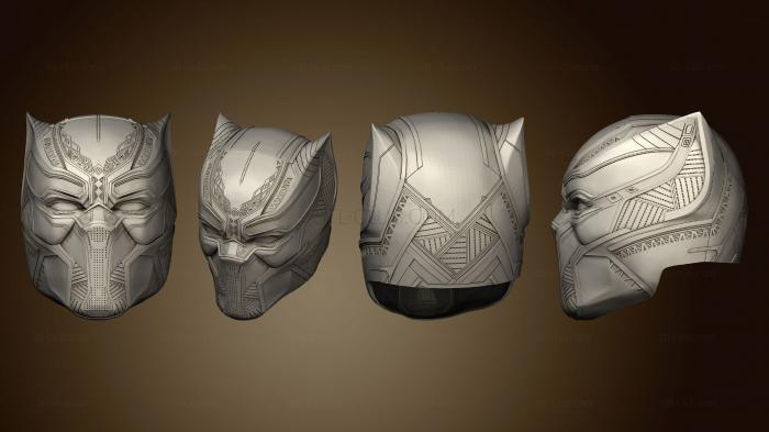 3D model capacete pantera negra (STL)