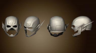 3D model Cascos Reverse Flash Mask (STL)