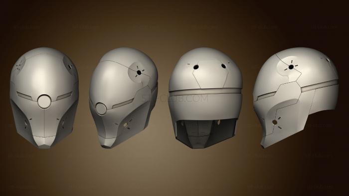 3D мадэль Металлическое Снаряжение Шлема серой лисы (STL)