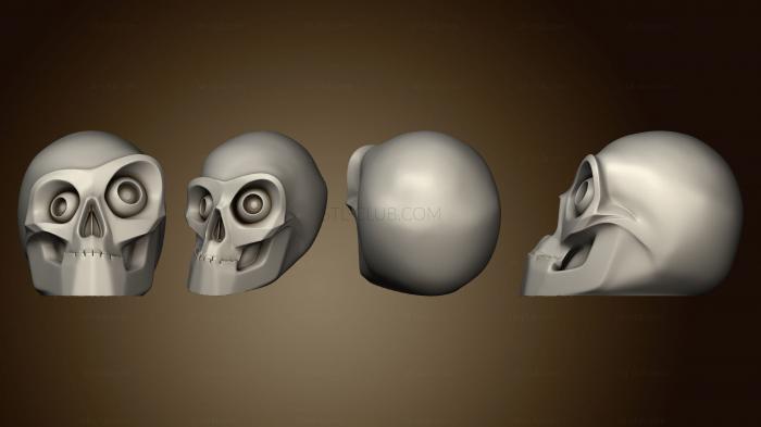3D model Halloween Skull 2 (STL)