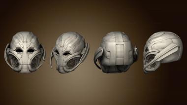 3D model ultron fully wearable mask (STL)