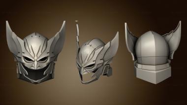 3D model Wolverine Suit eye var helmet ENB (STL)