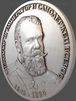 3D model Decorative medal, 3d stl model, cnc file (STL)