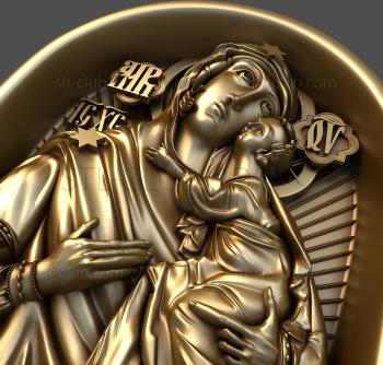 3D model Tolgskaya Mother of God (STL)